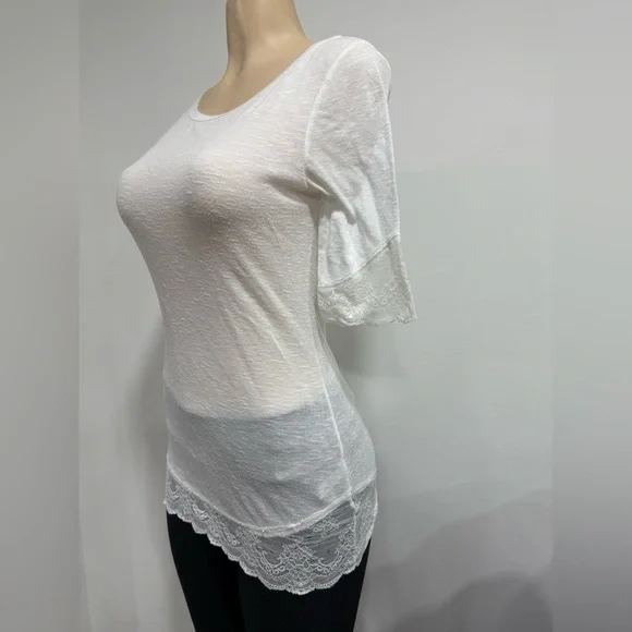 INTIMATELY FREE PEOPLE Size Medium white top - Picture 2 of 5